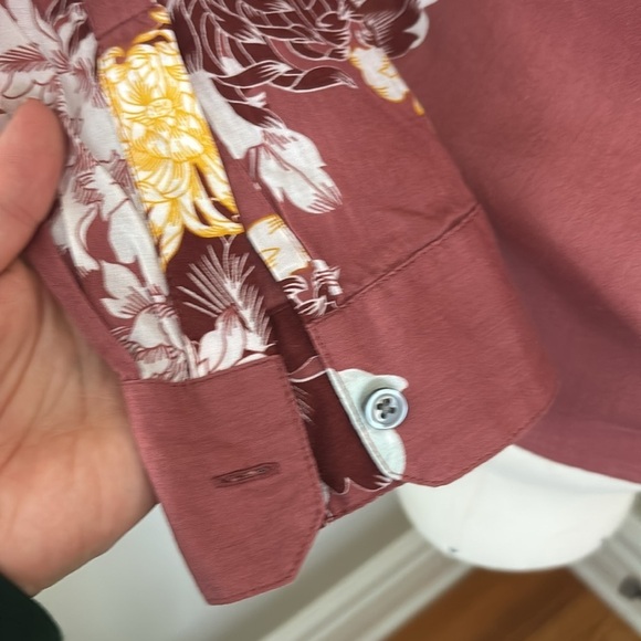 Ann Taylor Factor Floral Long Sleeve Women's Blouse XSP - Picture 5 of 7